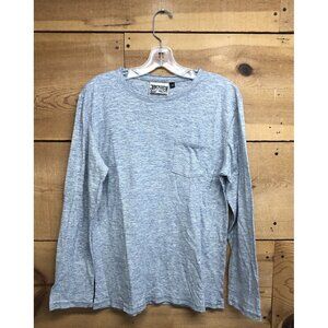 Jungmaven Long Sleeve Front Pocket Shirt Mens Size Medium Made USA Hemp Organic